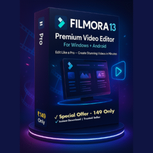 Filmora 13 – Premium Video Editor (Windows + Android)