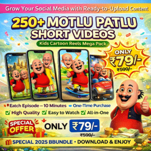 250+ Motlu Patlu Short Videos Bundle