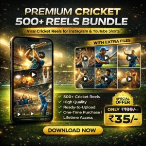 Premium Cricket 500+ Reels Bundle