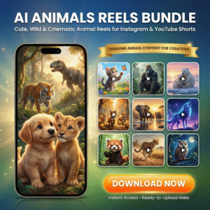 AI Animals Reels Bundle (Cute & Viral Videos)