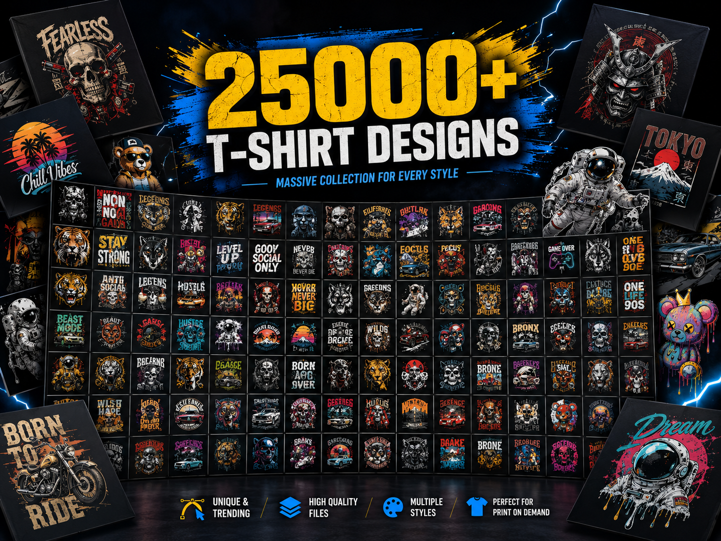 New T-Shirt Designs Bundle - Image 3